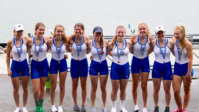 T.C. Williams crew women’s lightweight eight.