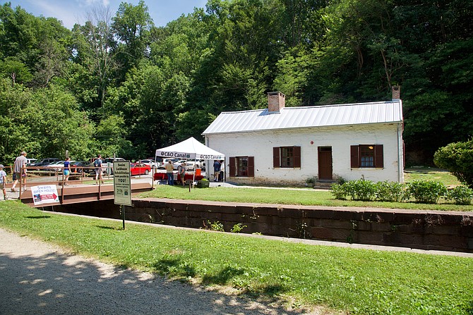 Swains Lockhouse was open to the public this past weekend, and will be open for overnight guests by reservation. Swains Lock is two miles up the towpath from Great Falls Tavern.