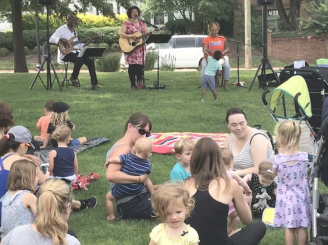 Town of Herndon's Farmers Market Fun Days were back in the swing on Thursday, July 11 with Marcia and the Positrons.