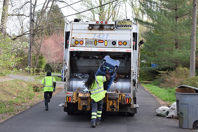 The Fairfax County trash service is seeing a shortage of employees and contractors are as well.