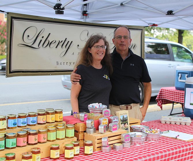 Ken and Andrea Matich, owners of the Liberty Hill Farm, believe that we are what we eat. They produce and sell chickens, turkey, sheeps, steers, hogs and sows at their family farm.