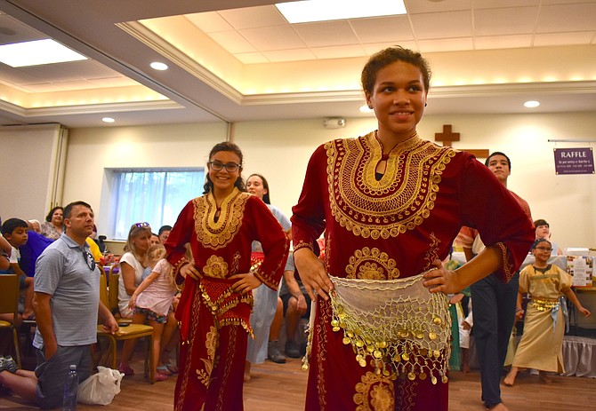 Dabke dancers at the Middle Eastern Food Festival 2018.