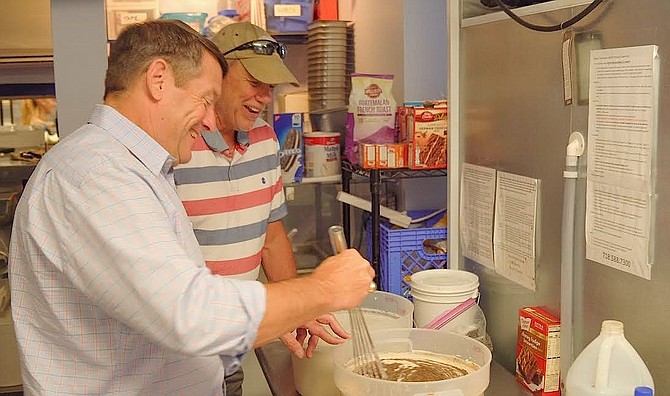 Supervisor Pat Herrity kicked off his 2019 Small Business Tour with a stop at Peterson’s Ice Cream Depot.