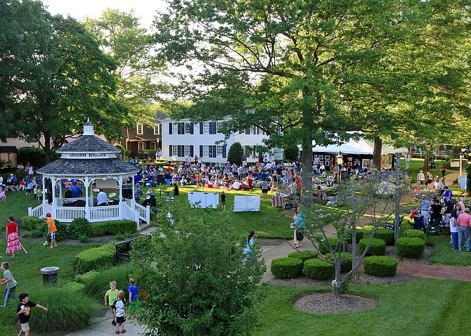 Sunday Evening Concert on the Green: The Great Falls Citizens Association plays a large role in maintaining the rural, country-like feel of the community.