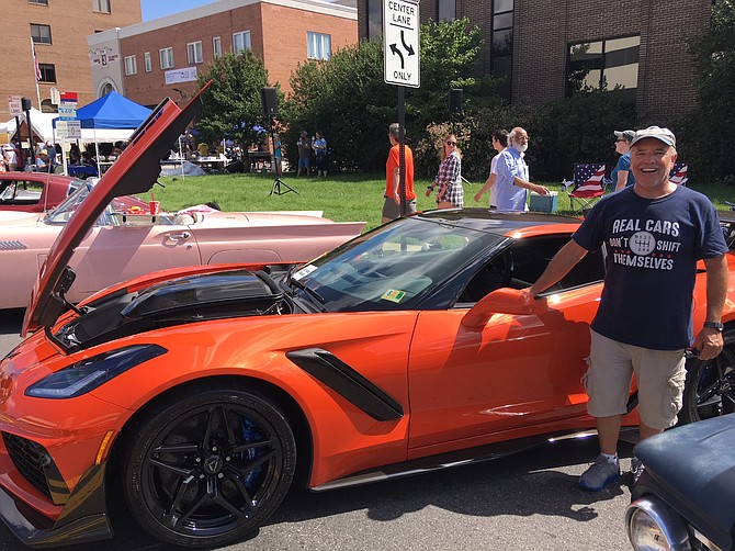 Bob Williams proudly displays his ZR1 Corvette at last year’s car show.