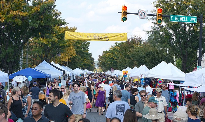 Del Ray’s Art on the Avenue, sponsored by the Del Ray Business Association, is just one of many citywide events sponsored by Alexandria’s local businesses.