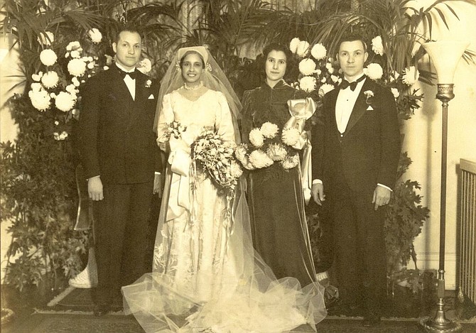 Dr. West's Wedding Day: Oct. 31, 1936. He married La Verne Gregory, who was a Latin teacher at Dunbar High School.