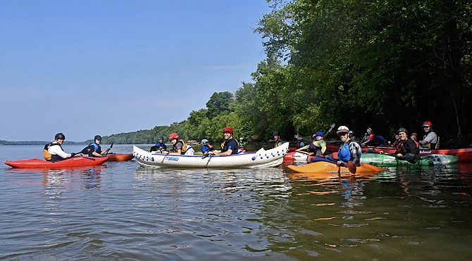 The Canoe Cruisers Association hosts an ongoing Sunday morning paddle from Violettes Lock around the GW Canal Loop and back to Violettes on the recently rewatered C&O Canal.