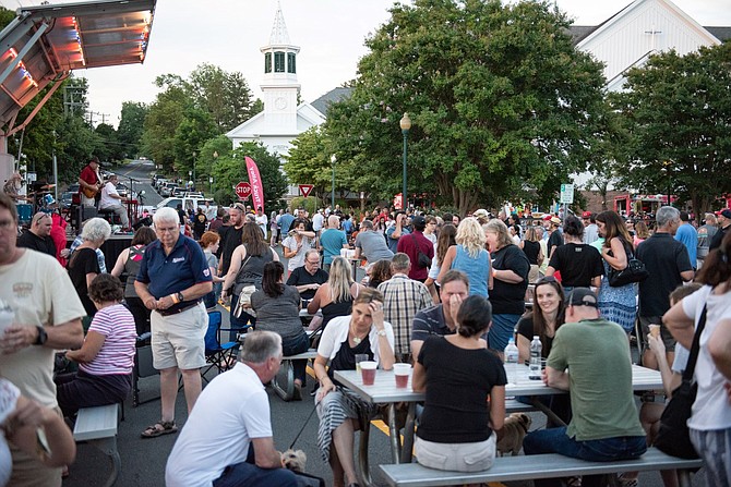 Chillin’ on Church Street is a popular event in the town.