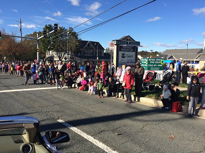 People line up to see the Potomac Day Parade. Potomac Day is Saturday, Oct. 12.