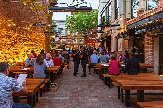 Augie’s outdoor patio, which is dog-friendly, is destined to be a popular dining and drinking space even when the temperatures dip.