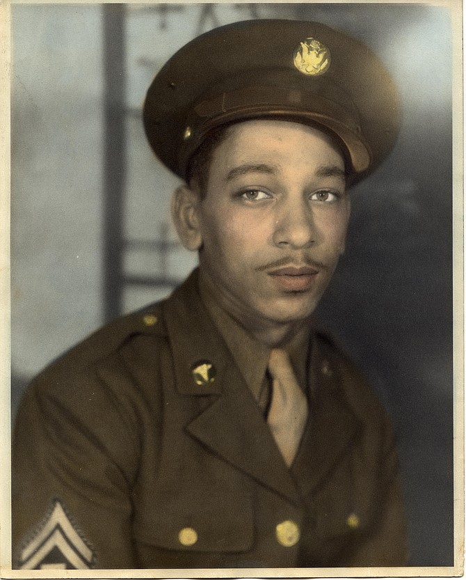 Sergeant Paul Nevell Carter in uniform.