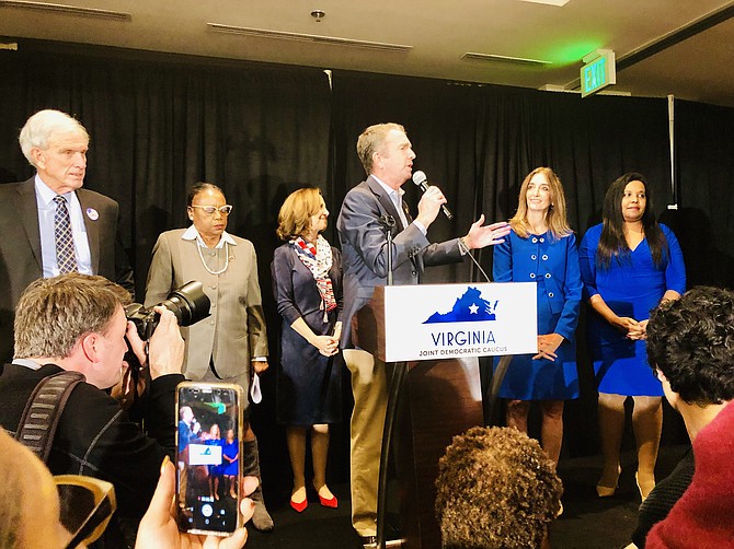 Republicans haven’t won a statewide victory since 2009, and now that Democrats have seized control of the House of Delegates and state Senate, Gov. Ralph Northam declared Virginia “officially blue” at a raucous victory party in Richmond Tuesday night.