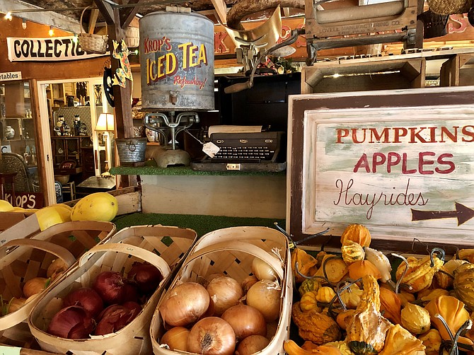 Locally grown fall produce is ready for sale at Krop's Crops in Great Falls.