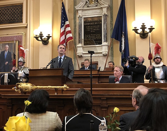 Governor Ralph Northam at Joint session State of the Commonwealth Speech – January 2019.