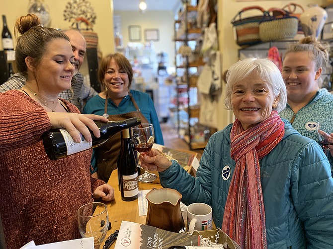 Small Business Saturday draws a steady stream of patrons to Chesapeake Chocolates, a small business located on Lake Anne.