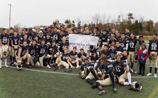 The Westfield Bulldogs, Northern Region Champs, after defeating the Yorktown Patriots 35 – 7.