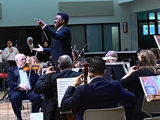 The Reston Community Orchestra, under the direction of Dingwall Fleary, Music Director, combines the traditions of African American culture with western classical music, paying tribute to Dr. King's vision of a society free of prejudice and racial divisions.