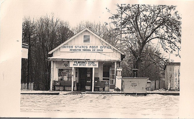 Pearson's Store was across the tracks from the station. This picture was taken in 1977.