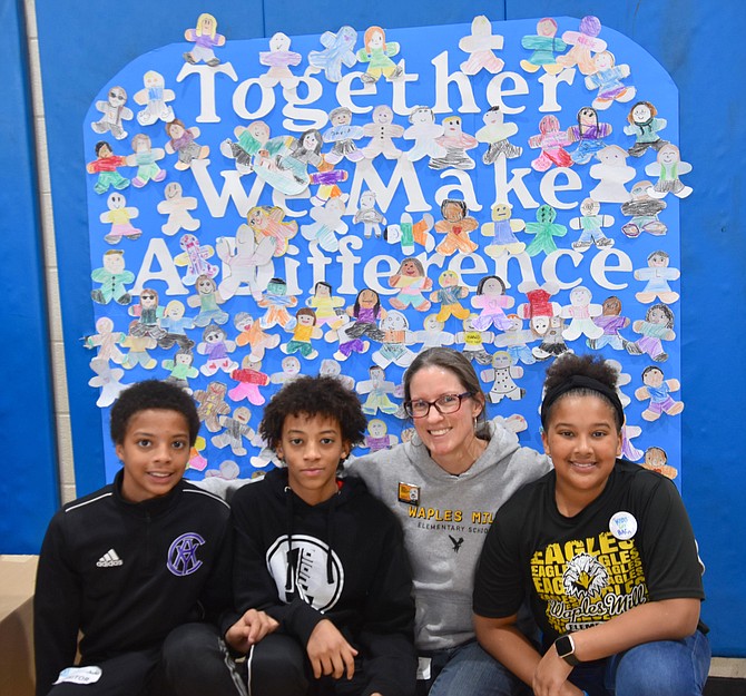Eric, David, Nicole & Sara Holtz at Give Together in honor of Dr. Martin Luther King, Jr Day.