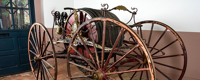 A send-off reception for the 1858 Prettyman Hose Carriage will be held Feb. 1 at 12:30 p.m. at the Friendship Firehouse Museum prior to its removal for conservation and restoration work.