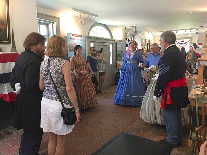 The bonnets and old time uniforms come out on President’s Day Weekend at Great Falls, MD.