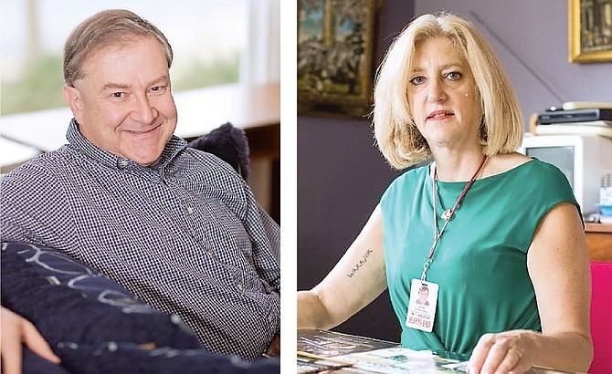 The Alexandria Sportsman’s Club will host co-authors David Elfin and Andrea Chamblee on Feb. 19. The two completed “The Capital of Basketball” on behalf of Chamblee’s late husband, slain Capital Gazette sportswriter John McNamara.