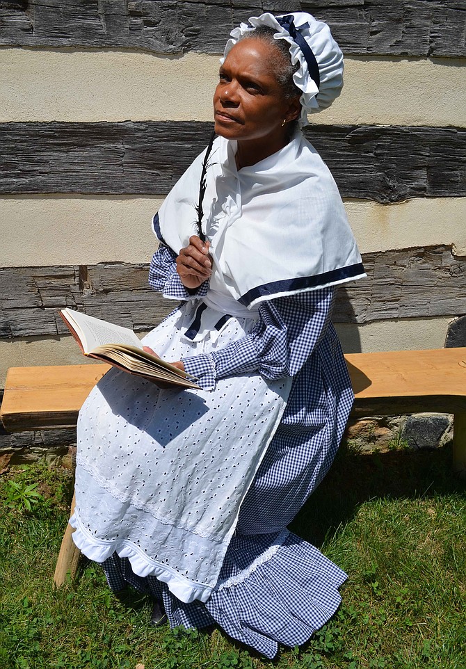 Storyteller Janice Curtis Greene is speaking as poet Phillis Wheatley, Saturday at the Potomac Library at 1 p.m.