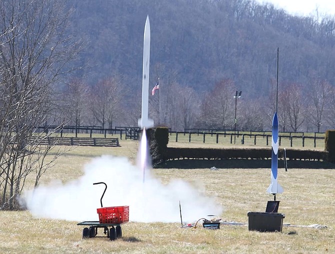 A full-scale rocket is launched for the first time, with successful landing and results.