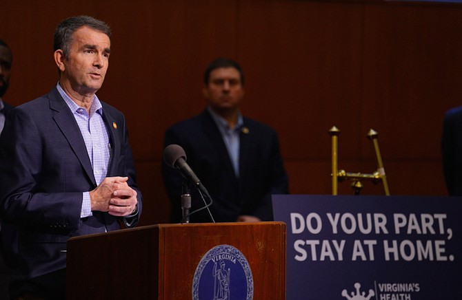 Responding to COVID-19. Virginia Governor Ralph Northam, quoted via /twitter.com/GovernorVA: ”As we continue responding to the #COVID19 outbreak, my highest priority is protecting the health and safety of all Virginians. This is an unprecedented situation, and it requires unprecedented action. Here's what that means for Virginians. Today, I am ordering certain non-essential businesses to close for 30 days, banning gatherings of more than 10 people, and requiring restaurants to do carryout or delivery only. This starts Tuesday, March 24, at 11:59 p.m. I am also ordering all schools in Virginia to remain closed at least through the end of this academic year. I know these changes will raise many questions and create new challenges—but I am also confident in our ability to be resilient and navigate these waters together.” Visit  https://bit.ly/3br1Yml to learn more about the executive order Governor Northam signed.