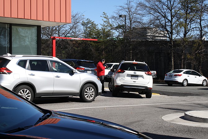 At the existing Chick-fil-A in Springfield, the popularity shows at lunch and dinner.