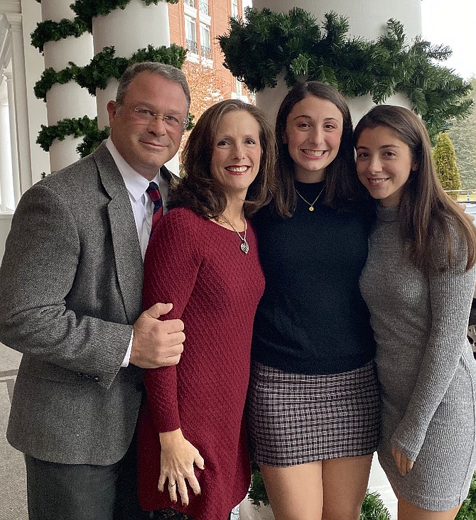 The Colbert family – Mike, Linda, Heather and Hannah.