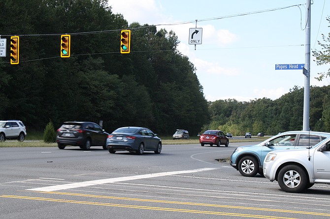 The intersection of the Fairfax County Parkway and Popes Head Road is a focal point of one of the four projects.