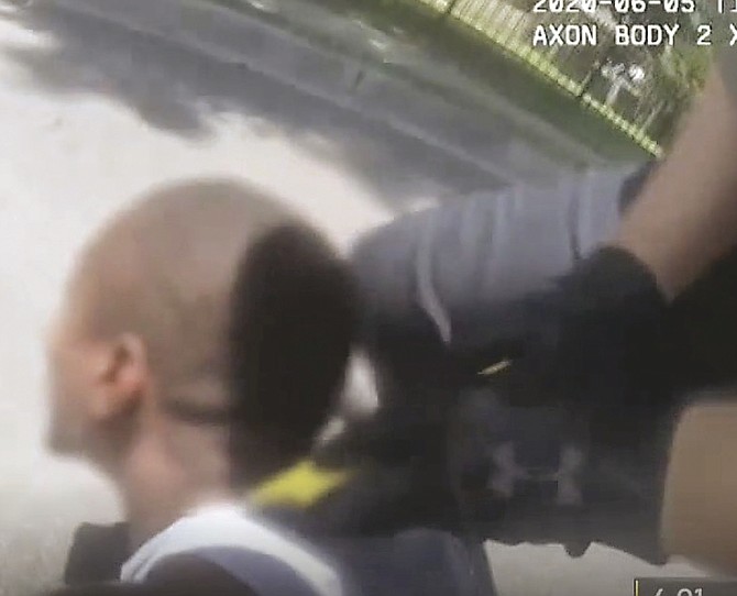 Fairfax County Police Officer Tyler Timberlake was charged with assault after shooting a Taser gun directly into a Black man’s neck.