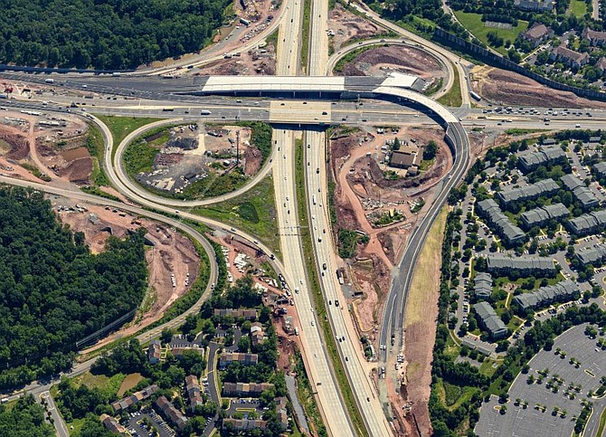 The new ramp from I-66 east to Route 28 north opens this week.