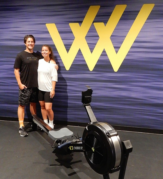 Mike and Nicholette Dunleavy own Row House, a new rowing fitness studio in Fair Lakes.