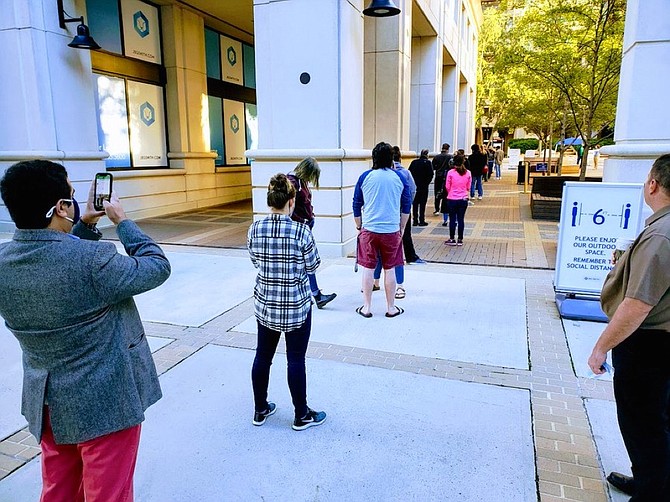 In-person advanced voting has resumed at the Courthouse polling site. Mail-in absentee ballots have begun arriving in mailboxes and can be dropped off completed at supervised locations now or at your polling site on Nov. 3. vote.arlingtonva.us