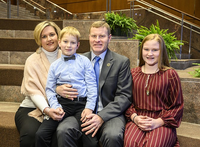 Jeff McKay, chairman of the Fairfax County Board of Supervisors, lives in Lee District with his wife Crystal and his daughter Leann and his son Aidan.