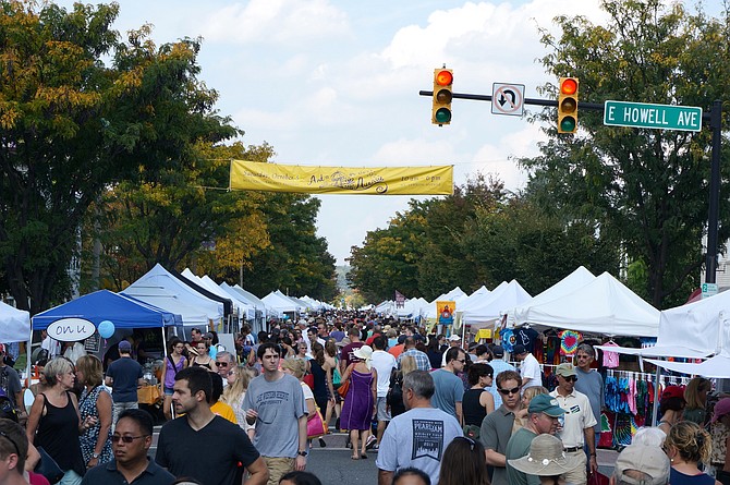 Art on the Avenue normally attracts 75,000 to Del Ray. This year’s festival will be virtual and run from Oct. 3 through Dec. 25.