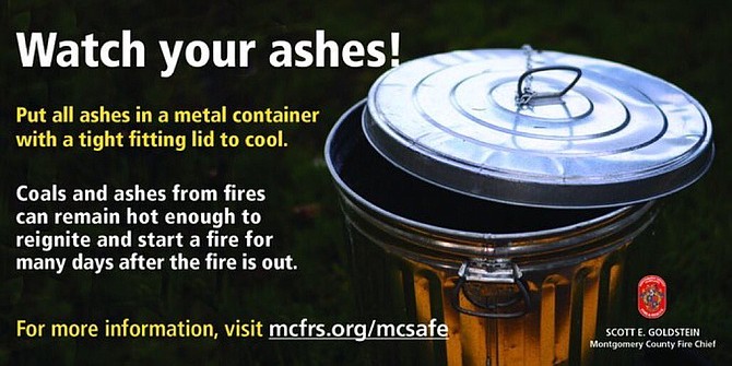 Ashes can be as DANGEROUS as the actual #fire in your fireplace/fire pit/grill. Serious issue, friends. http://bit.ly/2KszSLH Never empty ashes directly into a trash can. Allow ashes to cool before disposal. Place in a tightly covered metal container more than 10 feet from your home.