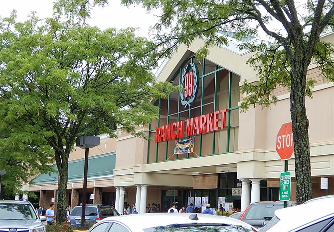 The exterior of the new 99 Ranch Market in Fairfax City.