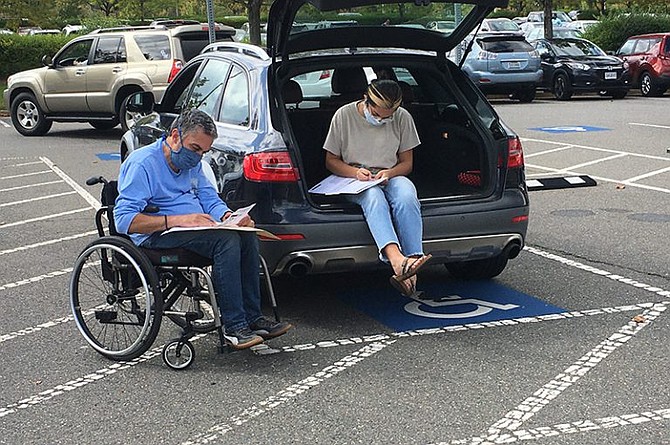 Curbside voting will be available at every early voting location for 65-year-olds or older, or any voter with a physical disability. Election officials strongly recommend that voters curbside vote at the Fairfax County Government Center.