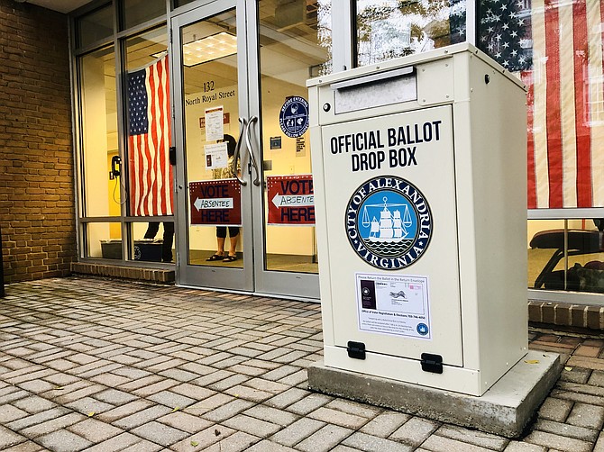 Voters can drop their absentee ballots in a drop box rather than dropping them in the mail.