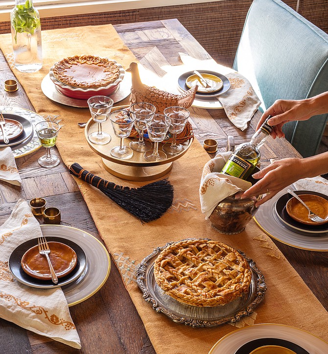 A traditional table setting can add warmth to virtual Thanksgiving celebration.