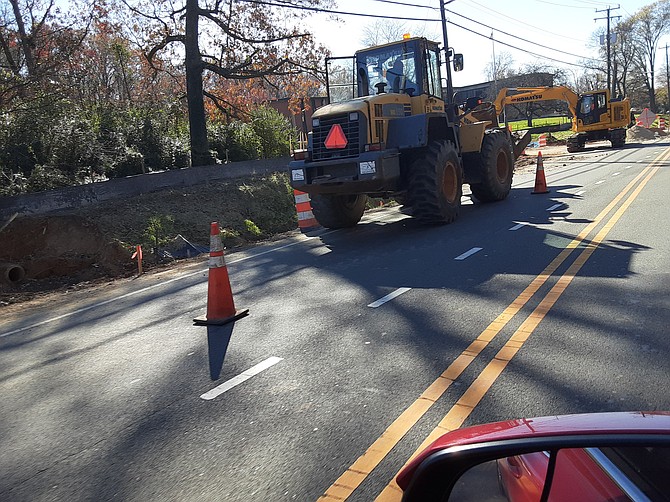 Sidewalk project on Telegraph Road