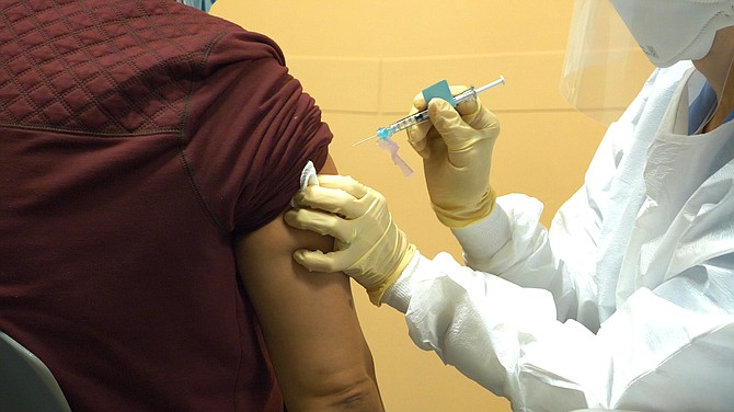 VHC partners with Arlington Free Clinic to vaccinate 50 essential workers on Jan. 11.