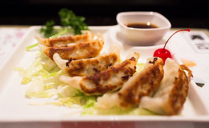 Dumplings from Kisso Asian Bistro.