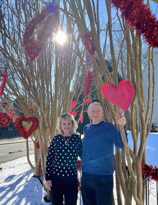 Burke’s Larry and Jan Gould warm hearts for Valentine’s Day.