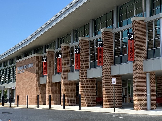 Herndon High School was home for the Fighting Hornets Class of 2021. They navigated the school's major revitalization with renovation and construction of new additions, learned in trailers and later virtually due to the pandemic. In the spring of 2021, many returned to a nearly completed school for in-person learning marking the end of their senior year.