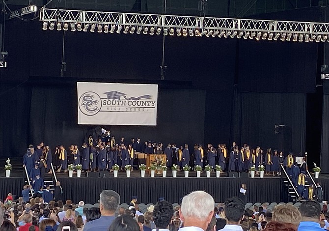 South County High School held a graduation ceremony on June 10 at Jiffy Lube Live.